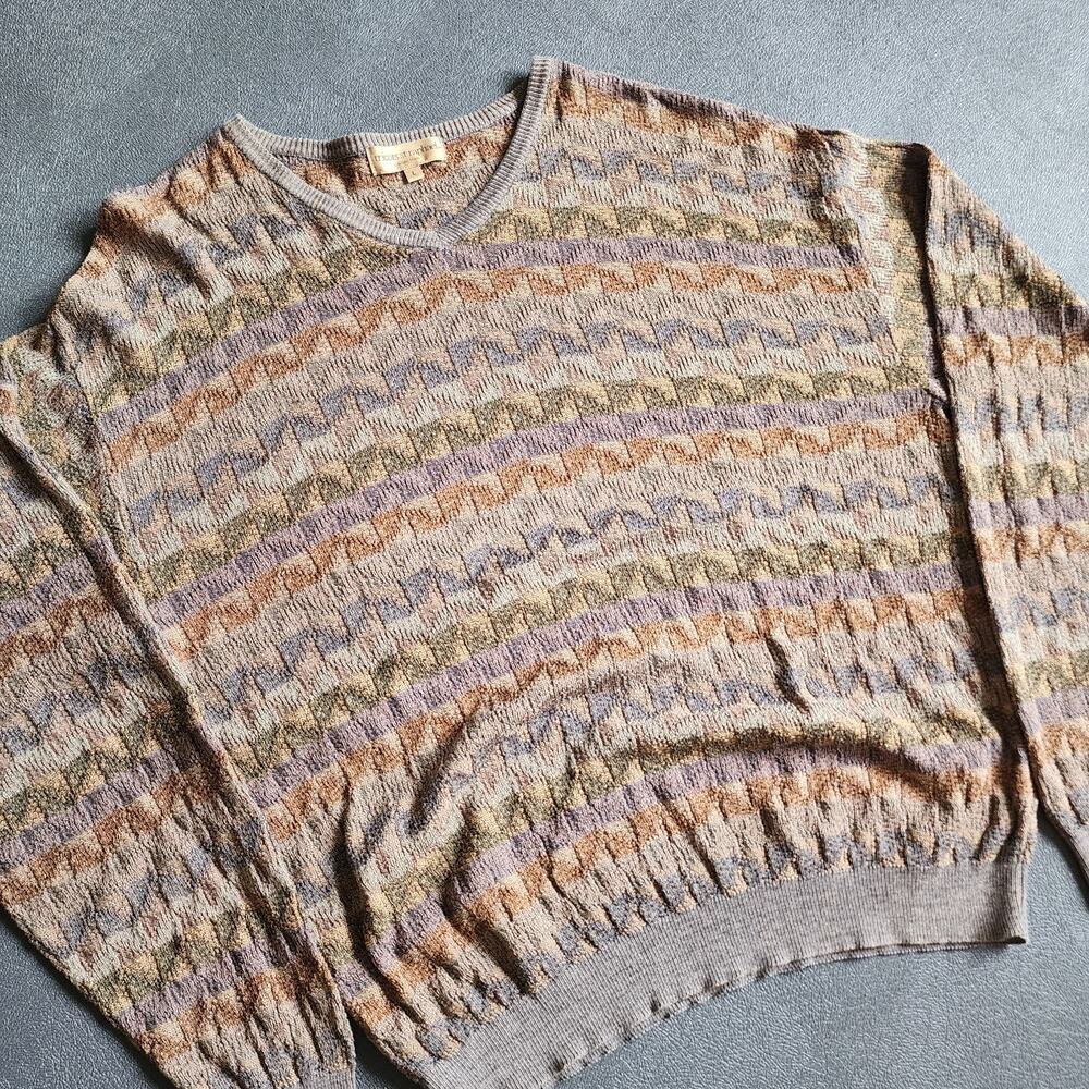 Vintage 90's Tricots St. Raphael Acrylic Knit Grandpa Sweater Large